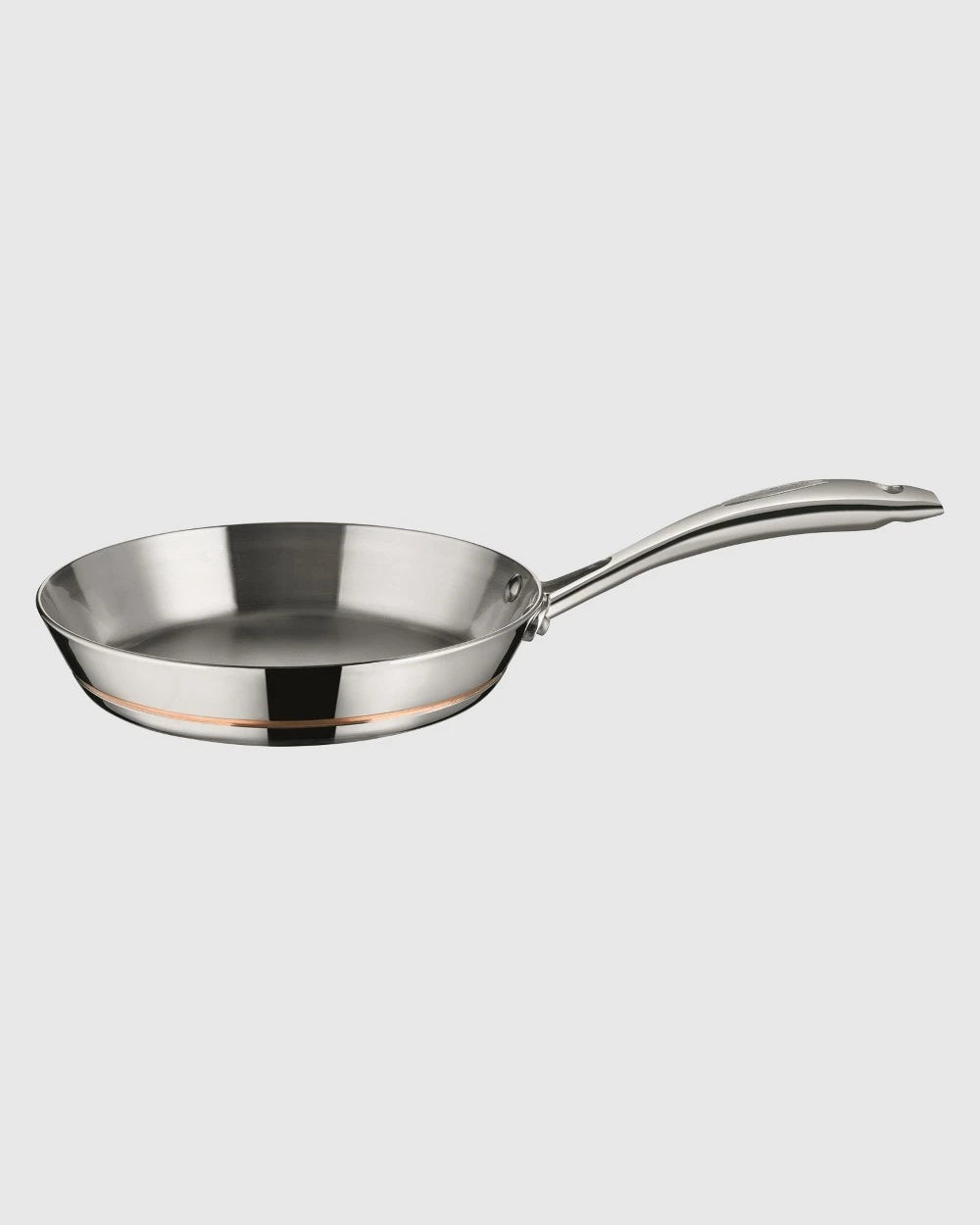 Scapan Stainless Steel 26cm Frying Pan | Oven-safe Frypan Induction Safe Cooking | Gas Electric Induction OK