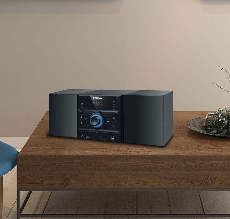 Bluetooth FM Radio 30W HiFI CD Player Speakers Music Hi Fi System USB w/ Remote