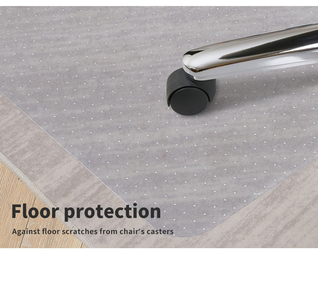 Chair Carpet Floor Mat Protection 120x90cm Floor Protection 5mm with Grippers Home Office Rolling Chair