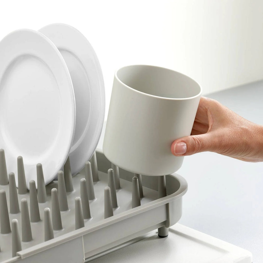 Joseph Joseph Expandable Dish Drying Rack | Plate Bowl Drainer Cutlery Holder | Kitchen Organizer Storage
