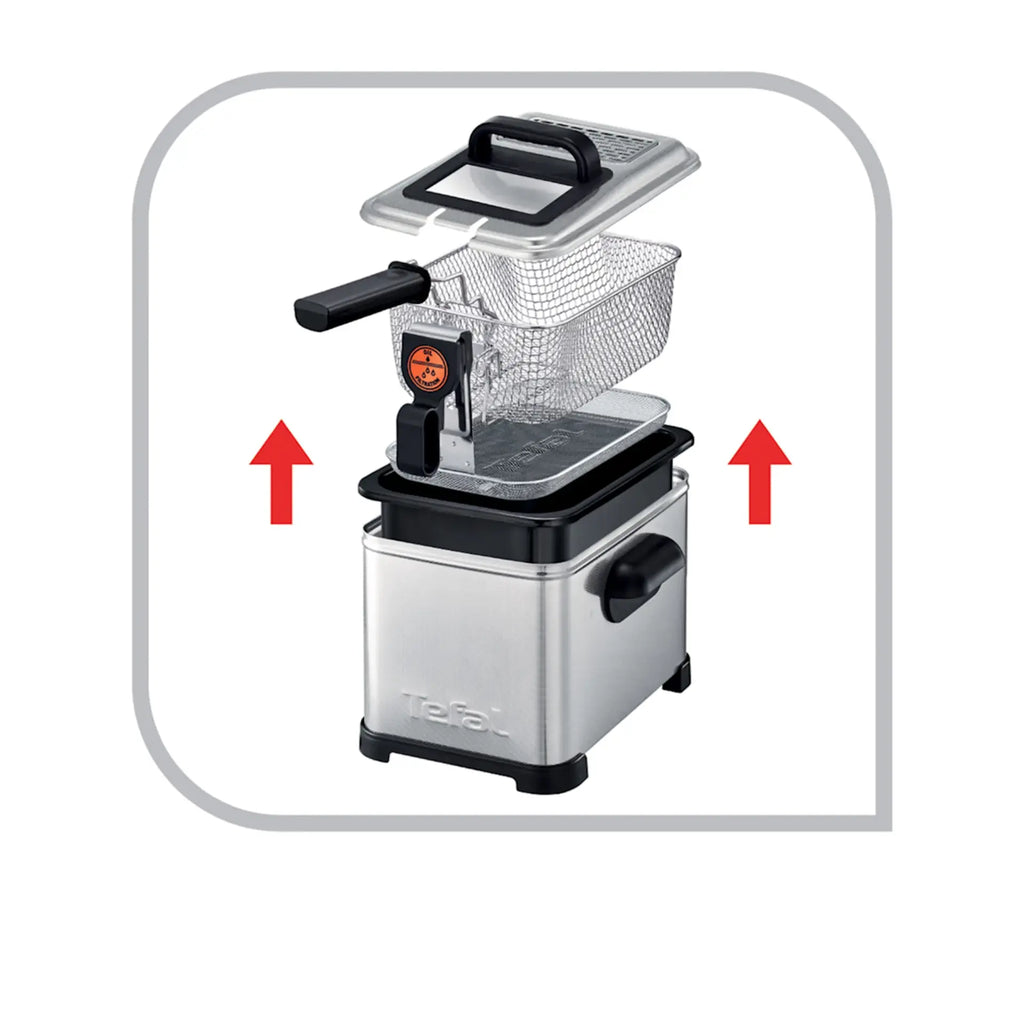 Tefal 4L Deep Fryer | Electric Benchtop Frying Machine Cooker Stainless Steel Basket