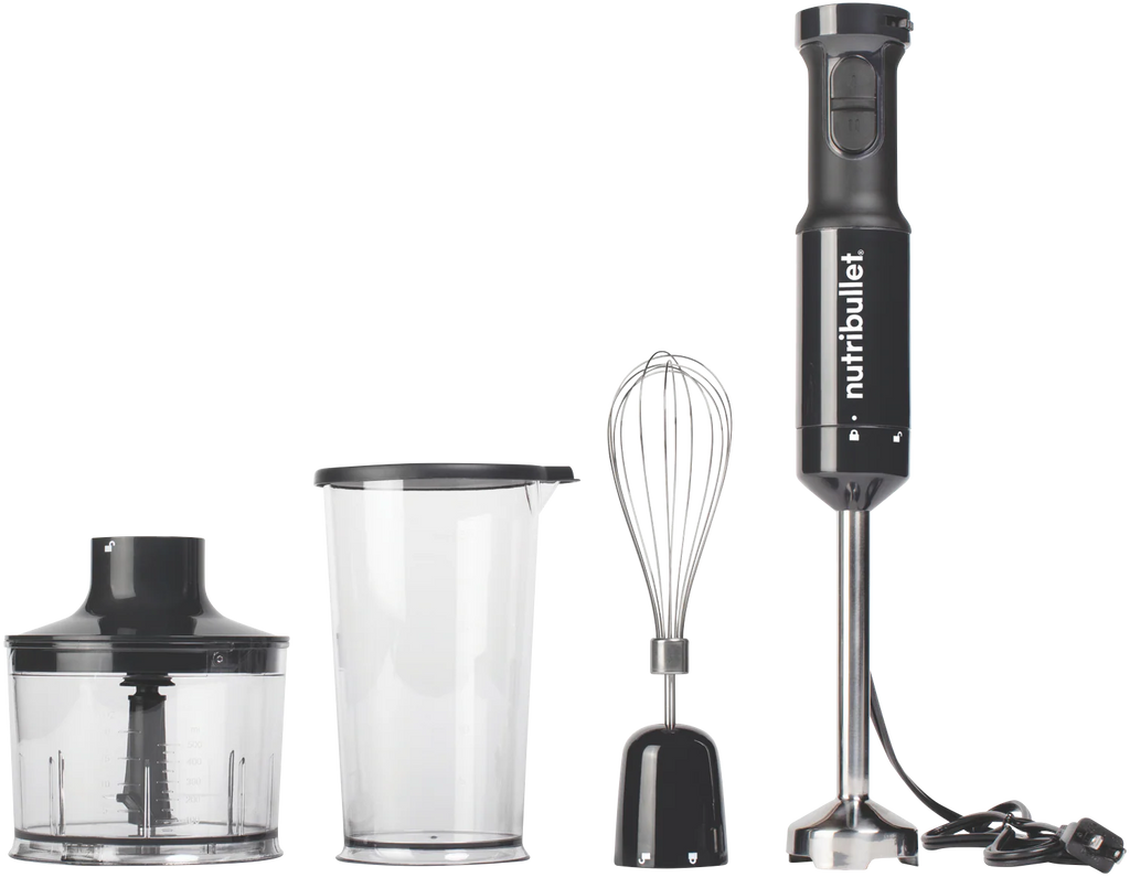 NUTRIBULLET 800W Stick Blender Mixer 600ml Chopping Bowl Mixing Shredding Puree