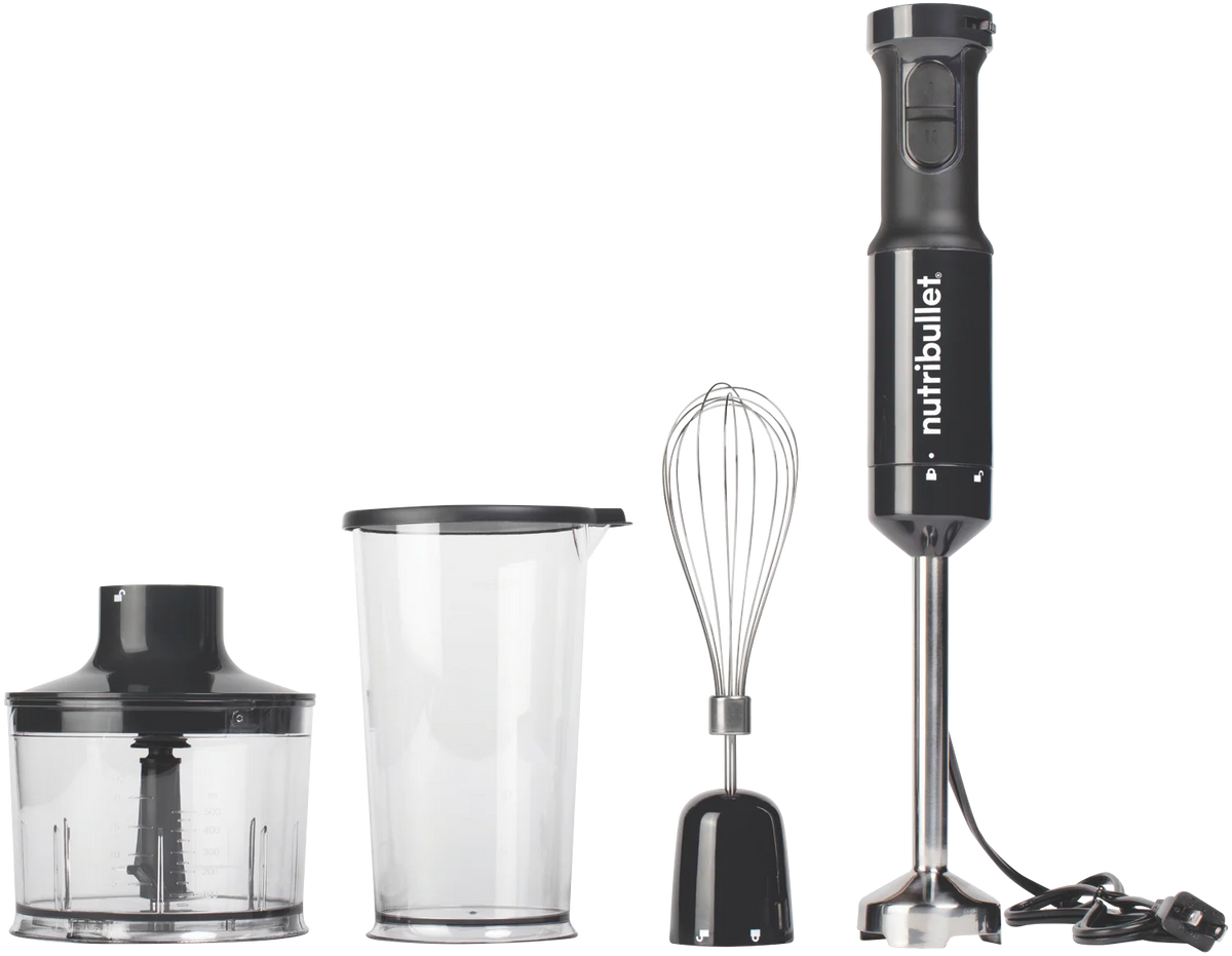 NUTRIBULLET 800W Stick Blender Mixer 600ml Chopping Bowl Mixing Shredding Puree