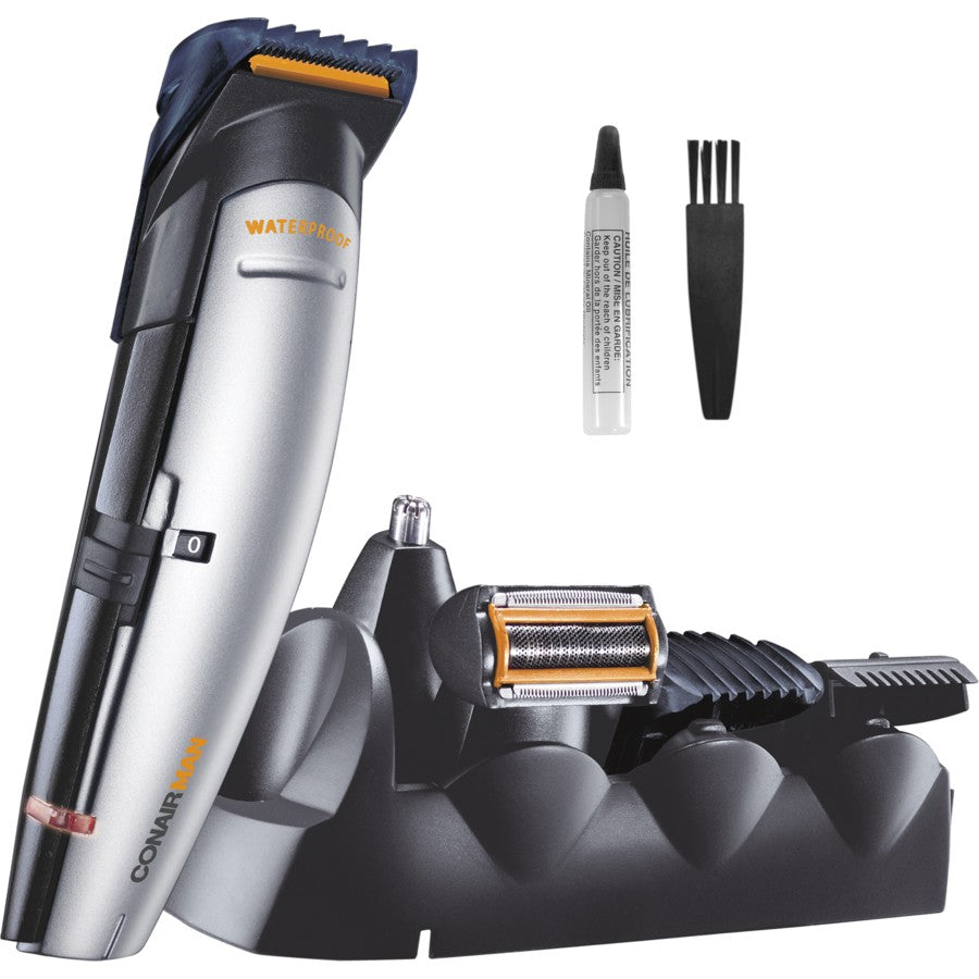 Conair 5-In-1 Multi-Grooming Kit | Cordless Groomer Body Trimmer Shaver Razor