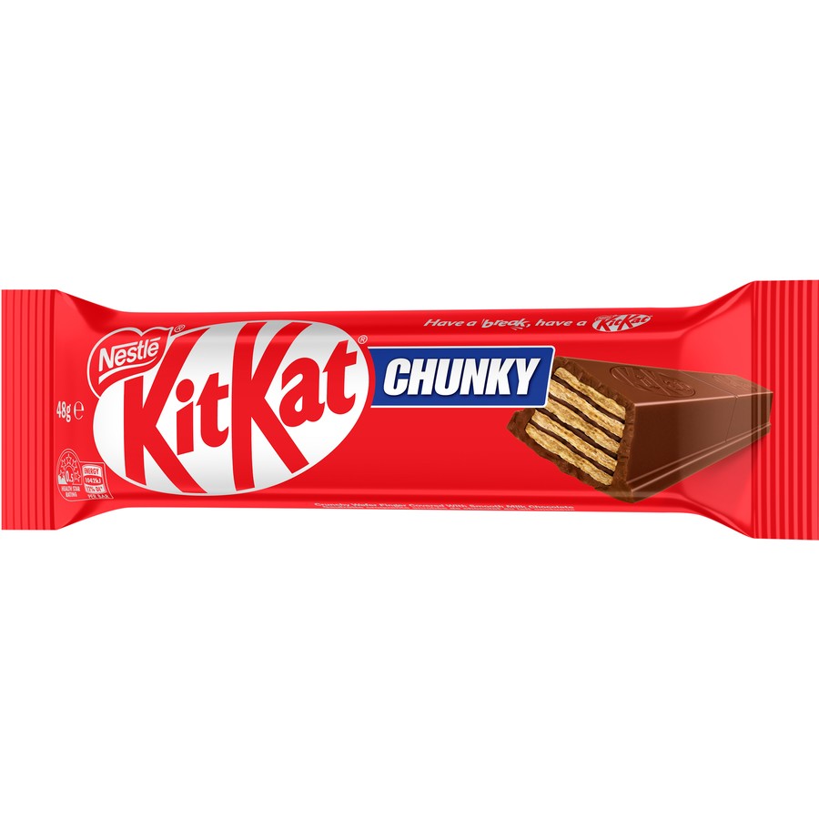 20 x Nestle Kit kat Chunky Chocolate Bars Snack KitKat Treat Work School 50g