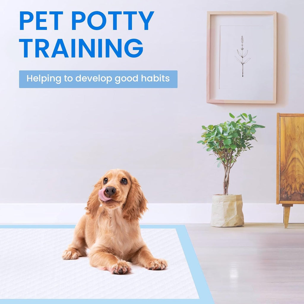 50 Pack Waterproof Puppy Dog Toilet Training Pads 60x90cm X-Large Indoor Floor Mat Cover Liner Thick Quick-Drying