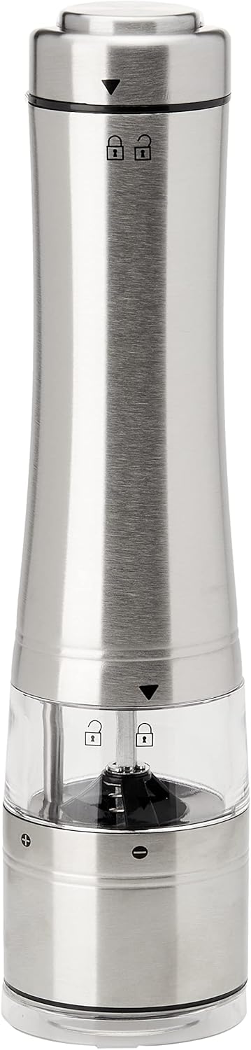 Russell Hobbs 2PCS Electric Salt and Pepper Grinder | Herb Spice Shaker Set Automatic Grinding Herb