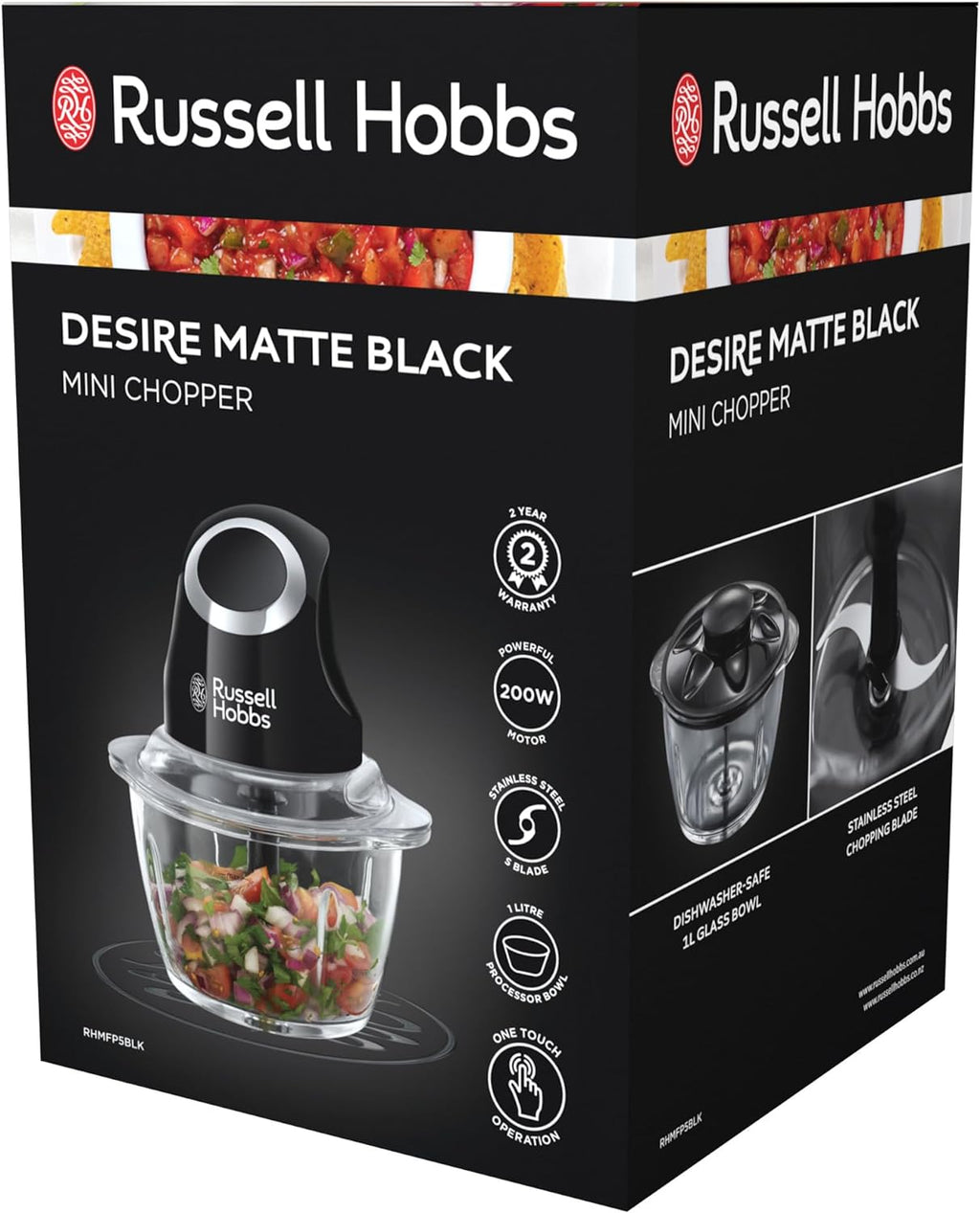 Russell Electric Food Garlic Grinder | Onion Chopper Dicer Mincer Mincing Chopping