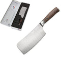 Baccarat Chef Cleaver Knife 17.5cm | Meat Poultry Vegetable Kitchen Knife | European Steel, Pakka Wood Handles