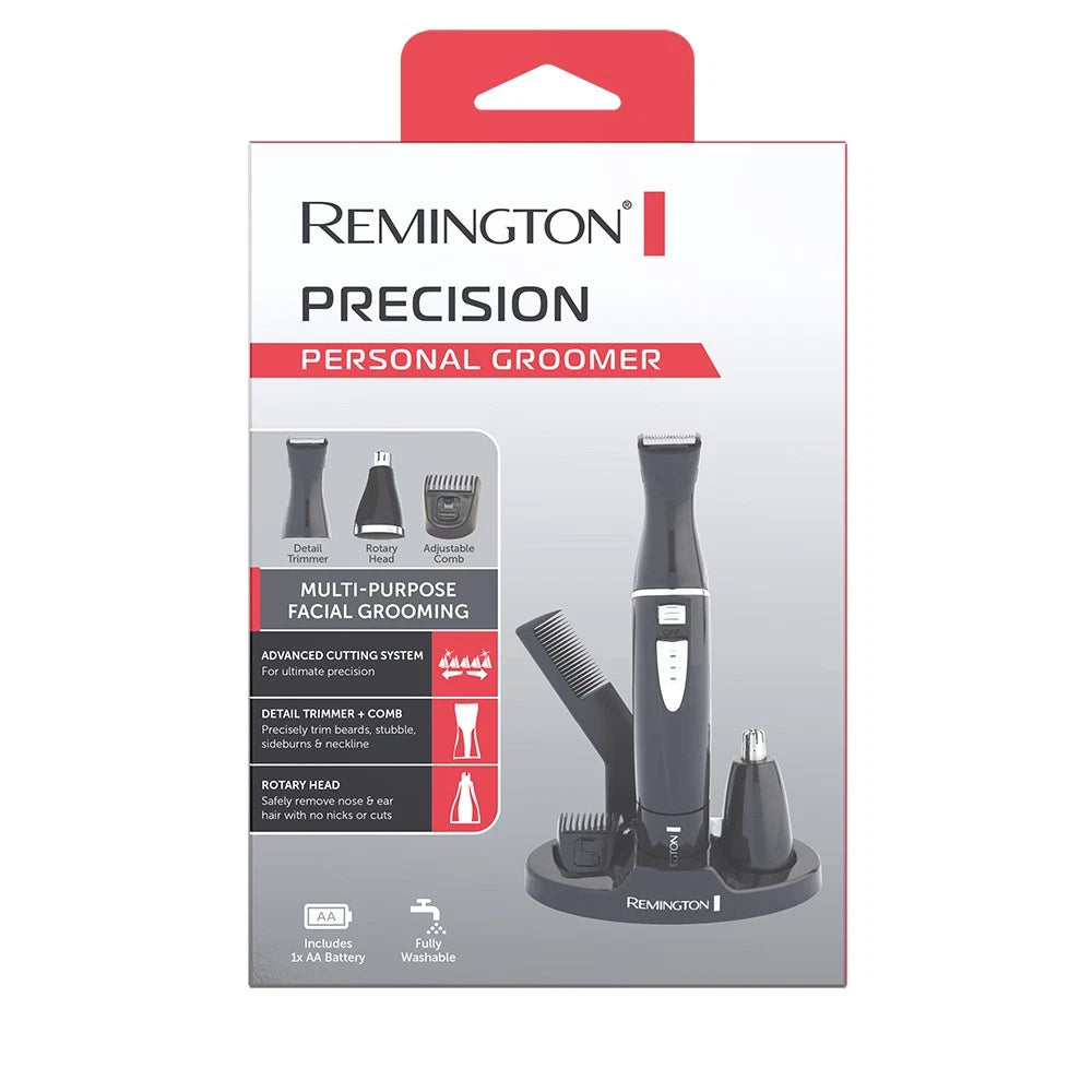 Cordless Beard Stubble Neckline Sideburns Groomer Showerproof Trimmer, Battery Operated Clipper