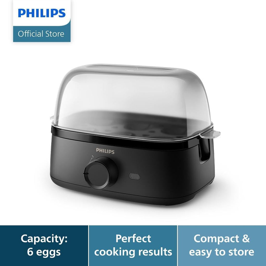 Philips 6 Egg Cooker Poacher Steamed Boiled Hard Soft Medium Egg Cooker Appliance