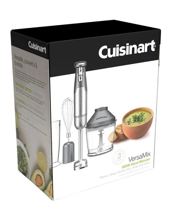 Cuisinart Hand Blender | 800W Puree Vegetable Onion Garlic Mixer Food Processor | Chopper Crusher Whisk