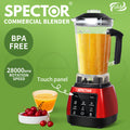 2L Commercial Blender Ice Nut Crusher Mixer Food Processor Juicer Smoothie, Fruit Vegetable Blending