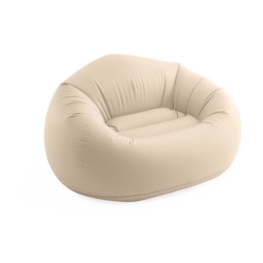 Intex Portable Inflatable Lounge Sofa Chair Outdoor Indoor Air Couch Folding Seat