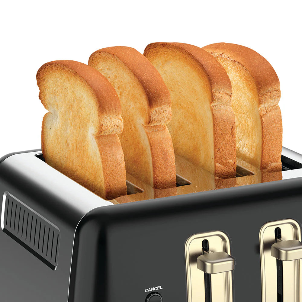 Morphy Richards 4 Slice Toaster | Kitchen Bread Toasting Browning Machine Elegant Appliance