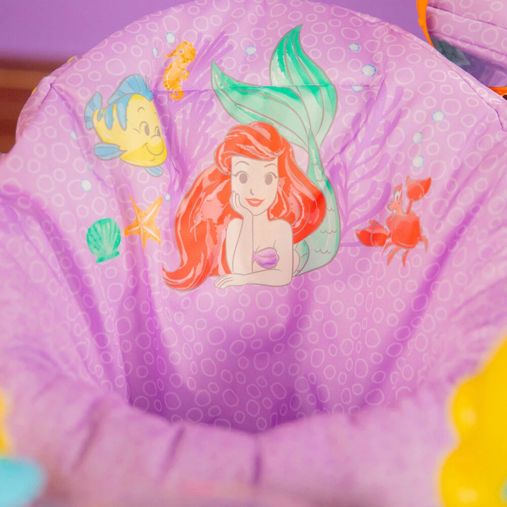 Bright Starts Disney Baby Jumper Musical Jumping Station, Lights and Sound, Toy Play Activity Station, The Little Mermaid
