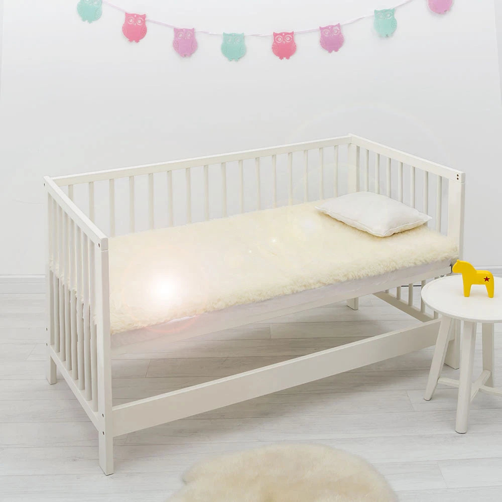 Cot Wool Underlay 550GSM | Baby Cot Mattress Topper Underblanket Protector AUSTRALIAN MADE