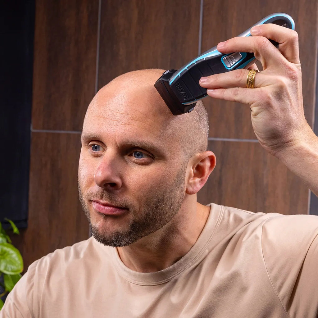 Wahl Cordless Hair Clipper Head Shaver Men's Stainless Steel Blades, Clip & Smooth Clipper & Electric Razor