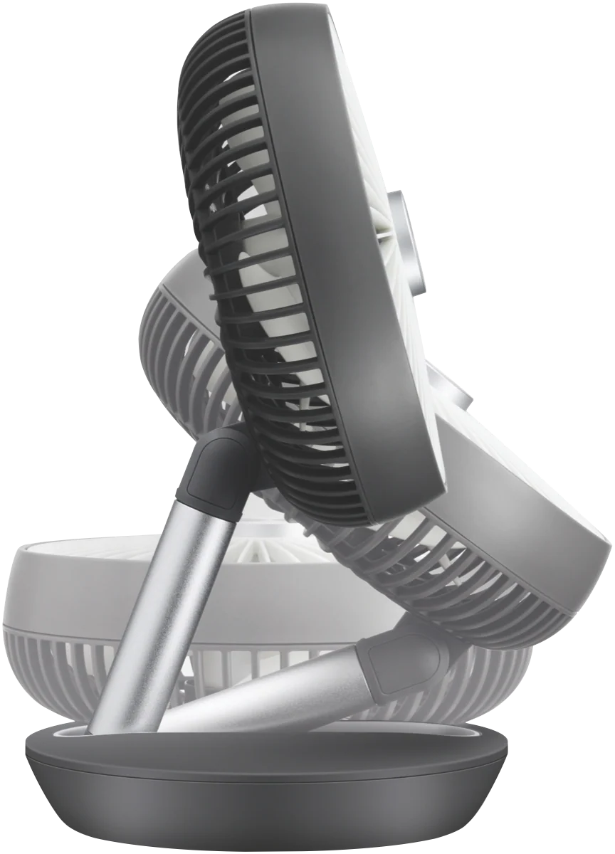 Breville Cordless Desktop Fan | Electronic 4 Speed Cooling Air Cooler Foldable