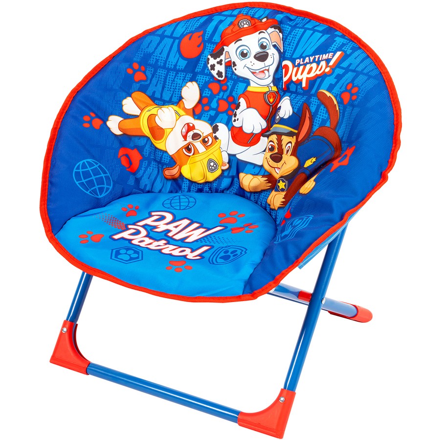 Paw Patrol Kids Camping Moon Chair | Folding Camp Picnic TV Preschool Chair