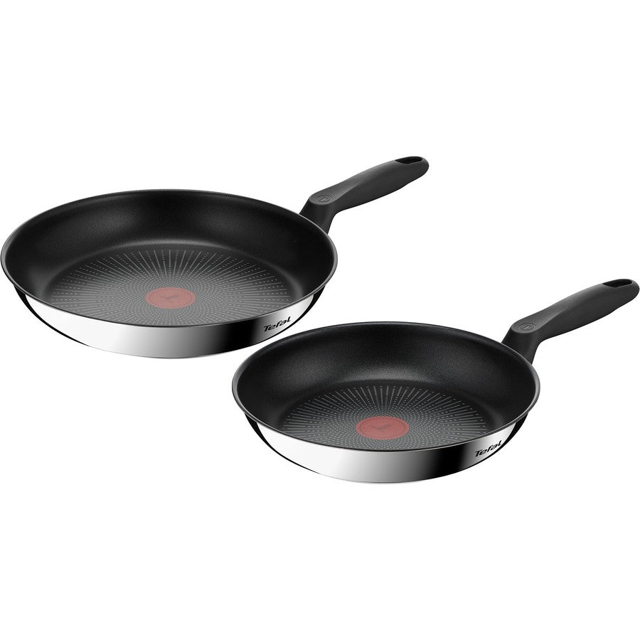 Tefal Non-Stick Frying Pan 24/28cm Twin Fry Pan, Gas Electric Ceramic and Induction Safe, Kitchen Cooking