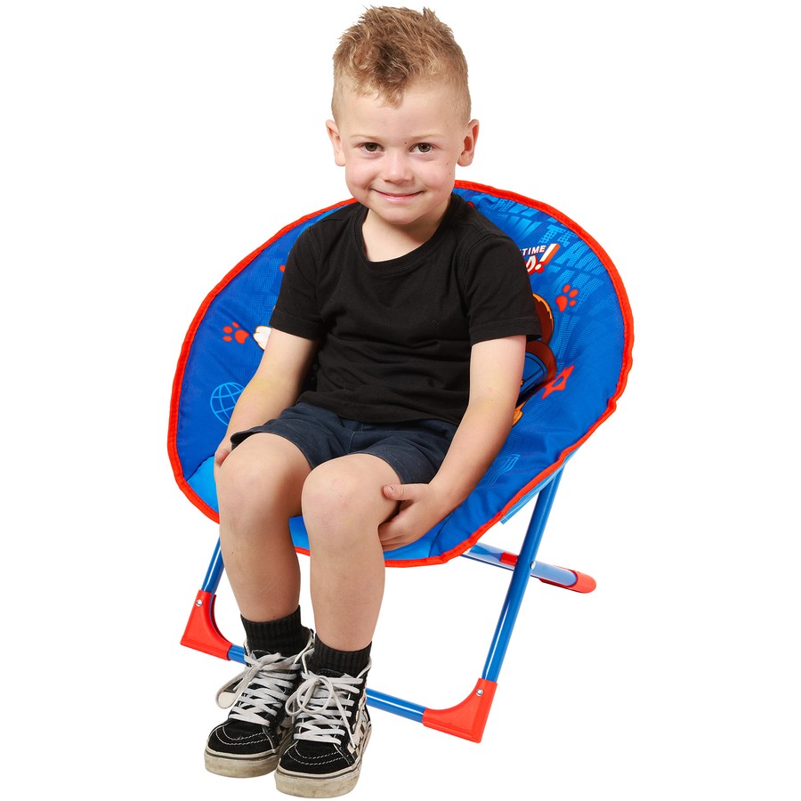 Paw Patrol Kids Camping Moon Chair | Folding Camp Picnic TV Preschool Chair