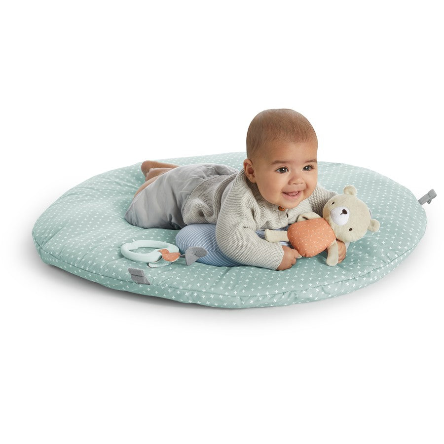 Ingenuity Baby Gym Activity Mat Playmat | Tummy Time Kick & Play Piano Gym Toddler Newborn Infant
