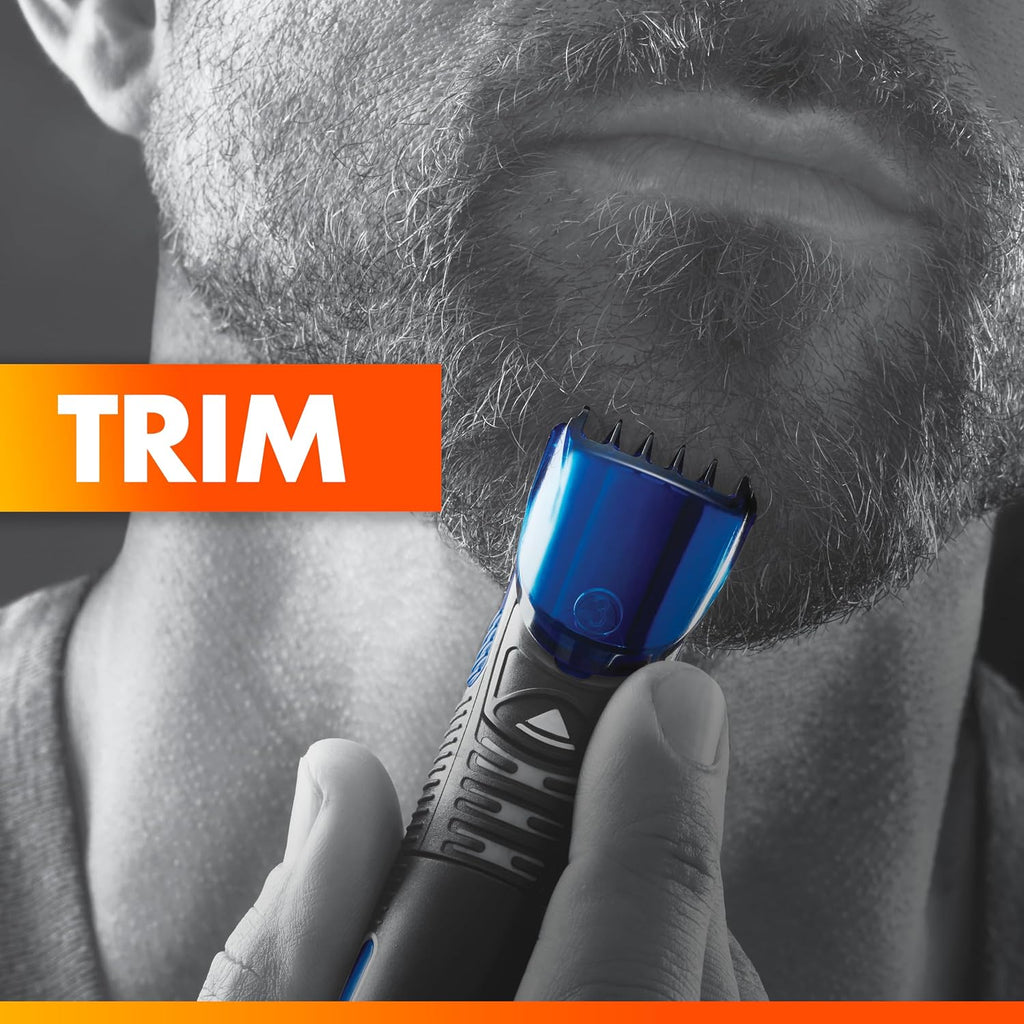 Gillette Fushion Electric 4-in-1 Trimmer, Shave, Edge, Trim and Body Shaver Hair Remover Clipper