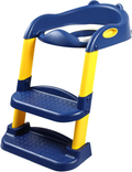Toddler Toilet Training Step Ladder Potty Training with Seat Kids Baby Step-Up - Cushioned Girl Boy Seat