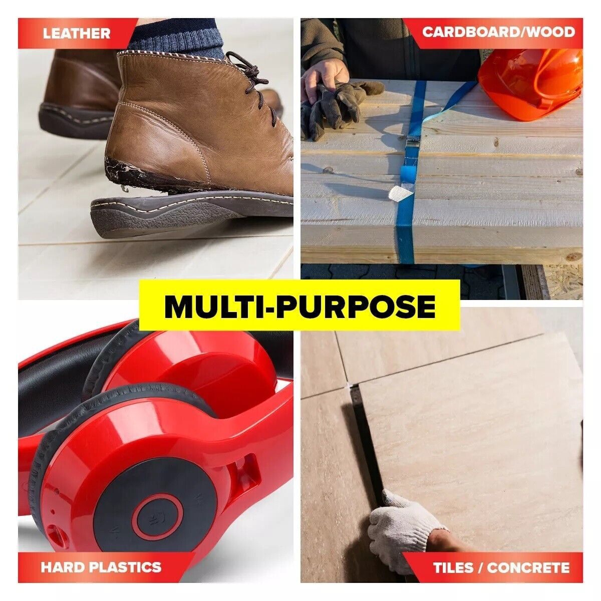 2x Multi-Purpose Adhesive Super Strong Handy Bond Hardware Glue 150ml, For Leather, Rubber, Paper, Hard Plastics, Wood Glue Strong