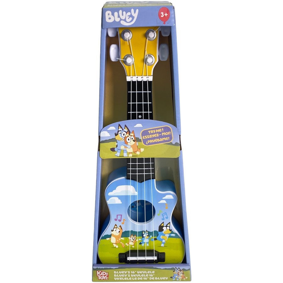Bluey Ukulele Kids 40cm Musical Instrument Toy for Kids Children Preschool Toddler Toy Beginner Toy