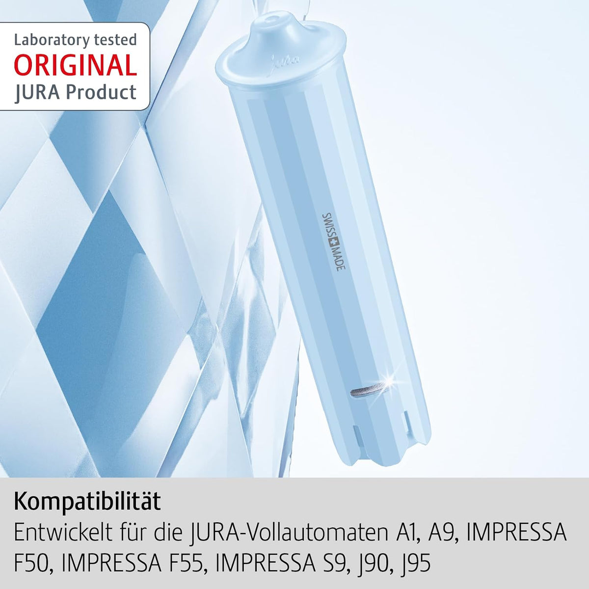 3x JURA Water Filter for Coffee Machines, Cleaner Water, Removes Lime Chlorine and Heavy Metals, FOR JURA Coffee Machines Only