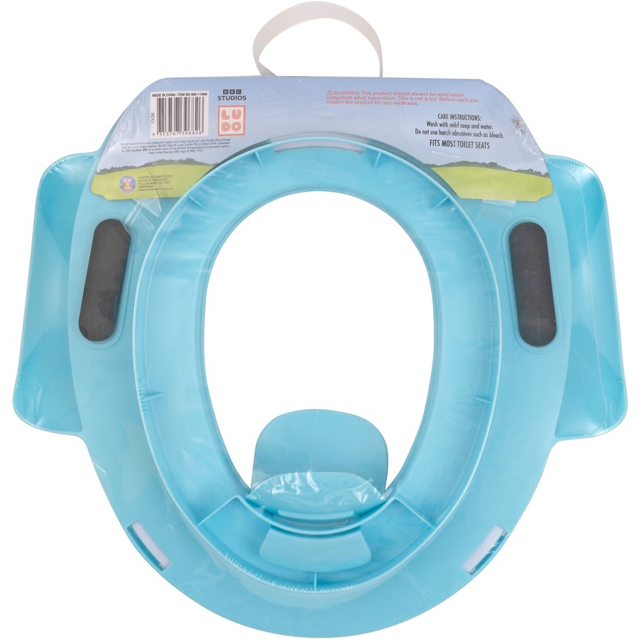 Bluey Potty Toilet Training Seat, Toddler Kids Soft Potty Seat with Splashguard, Cushioned Seats for Standard Toilets