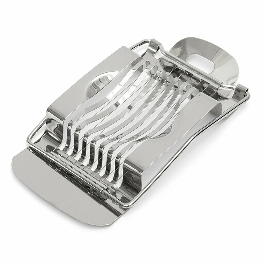 Boiled Egg Slicer Slicing Tool Mushroom Tomato Chopper Chopping Stainless Steel - Portable Home Kitchen Tool
