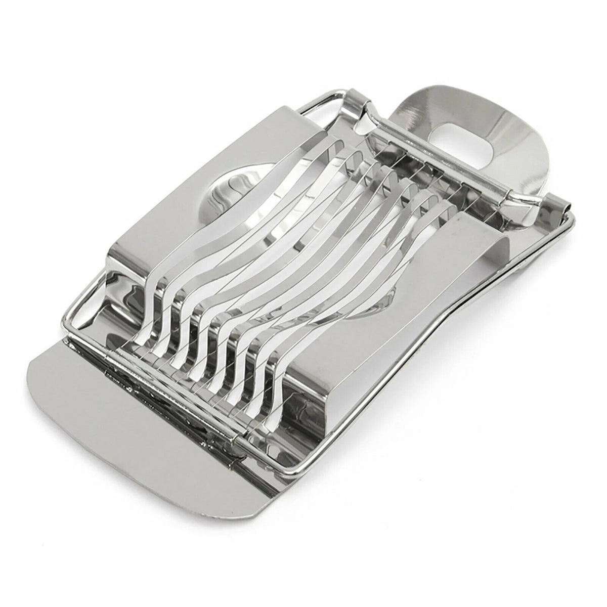 Boiled Egg Slicer Slicing Tool Mushroom Tomato Chopper Chopping Stainless Steel - Portable Home Kitchen Tool