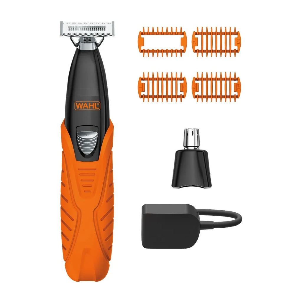 Wahl Cordless Trimmer Shaver Clipper, Edge Trim and Shave, 60mins Rechargeable Stainless Steel Blades