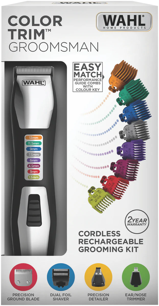 Wahl Beard Mustache Trimmer | 60mins Cordless Precision Clipper | Men's Trimmer Blades