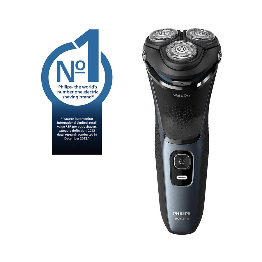 Philips Cordless Electric Shaver Men's Sensitive Wet Dry Razor Beard Shaver Clipper, Pop-Up Trimmer, Head Shaver