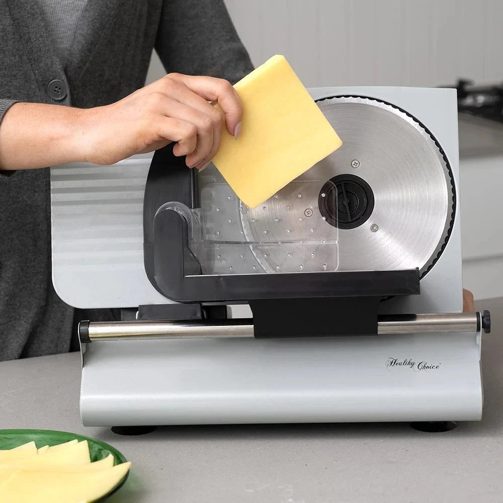 Electric Meat Slicer Deli Vegetable Fruit Slicing Machine Potato Bread Cheese Slicer