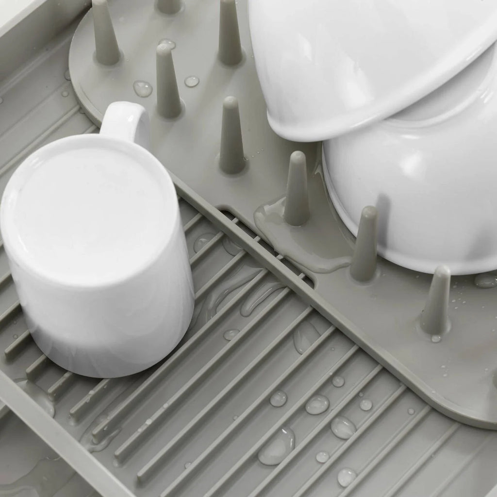 Joseph Joseph Expandable Dish Drying Rack | Plate Bowl Drainer Cutlery Holder | Kitchen Organizer Storage