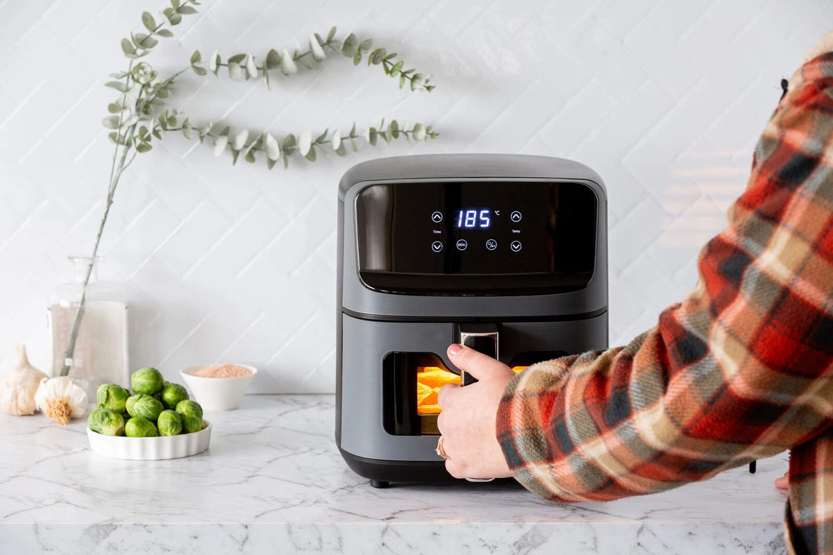 Digital Airfryer 5L Air Fryer Hot Chips Nuggets Non-Stick Cooker Home Electric Oven - Kitchen Appliance