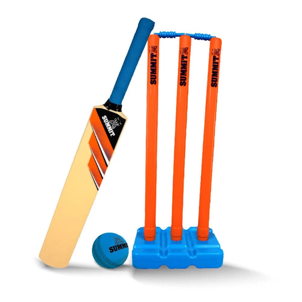 Kids Toddler Cricket Sport Set with Stumps & Ball, Kids Outdoor Preschool Play Activity, Size 3 73cm Bat