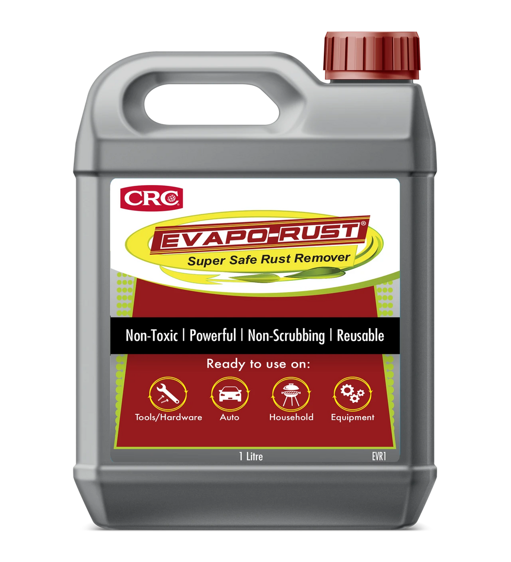 CRC Evaporust Super Safe Rust Remover 1L, Non-Toxic Rust Remover for Tools/ Hardware, Automotive, Household and Equipment. Powerful Heavy Duty Formula