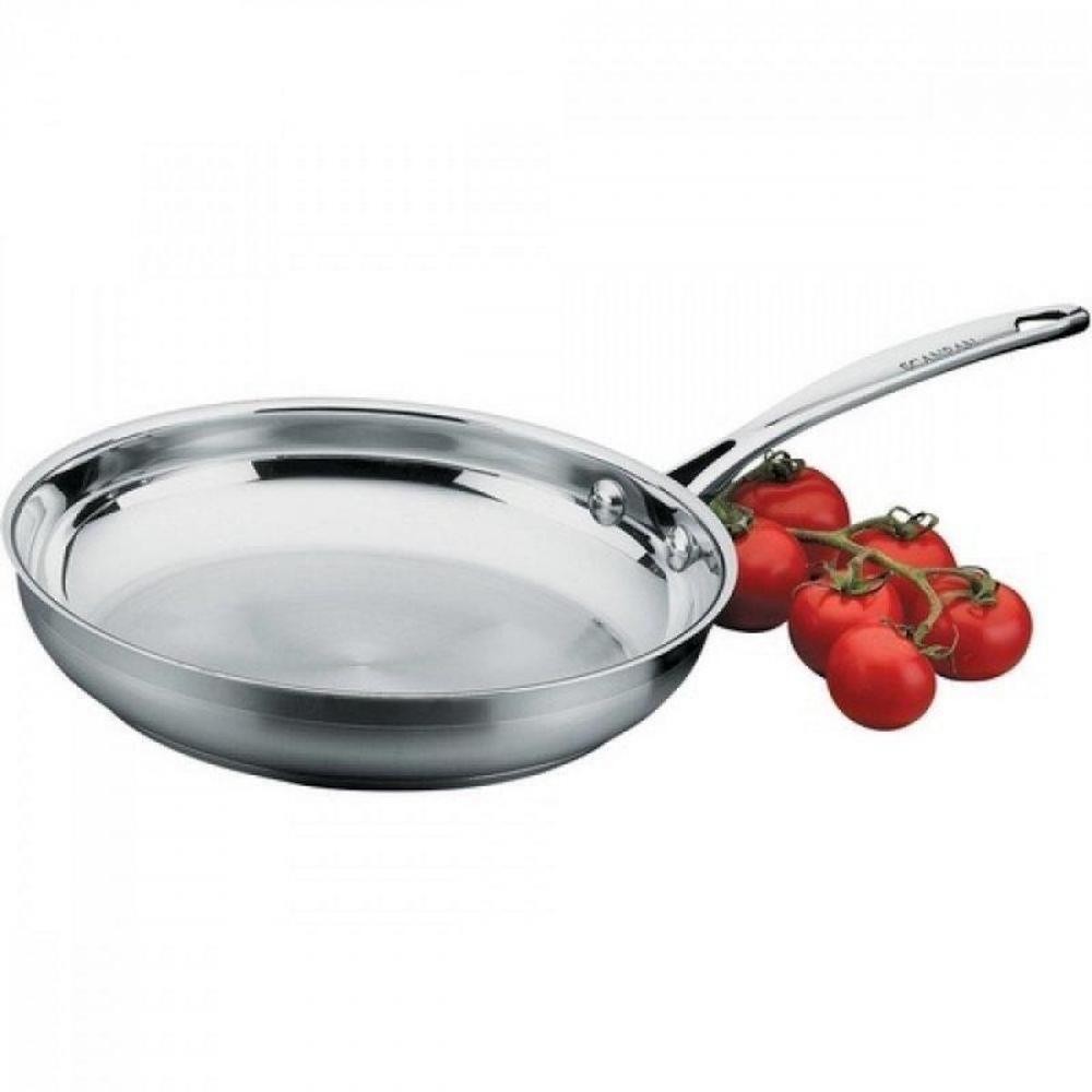 Scanpan 20cm Frypan Stainless Steel Frying Pan Stew Cooking Curry Induction Gas Safe - Impact Frying Pan