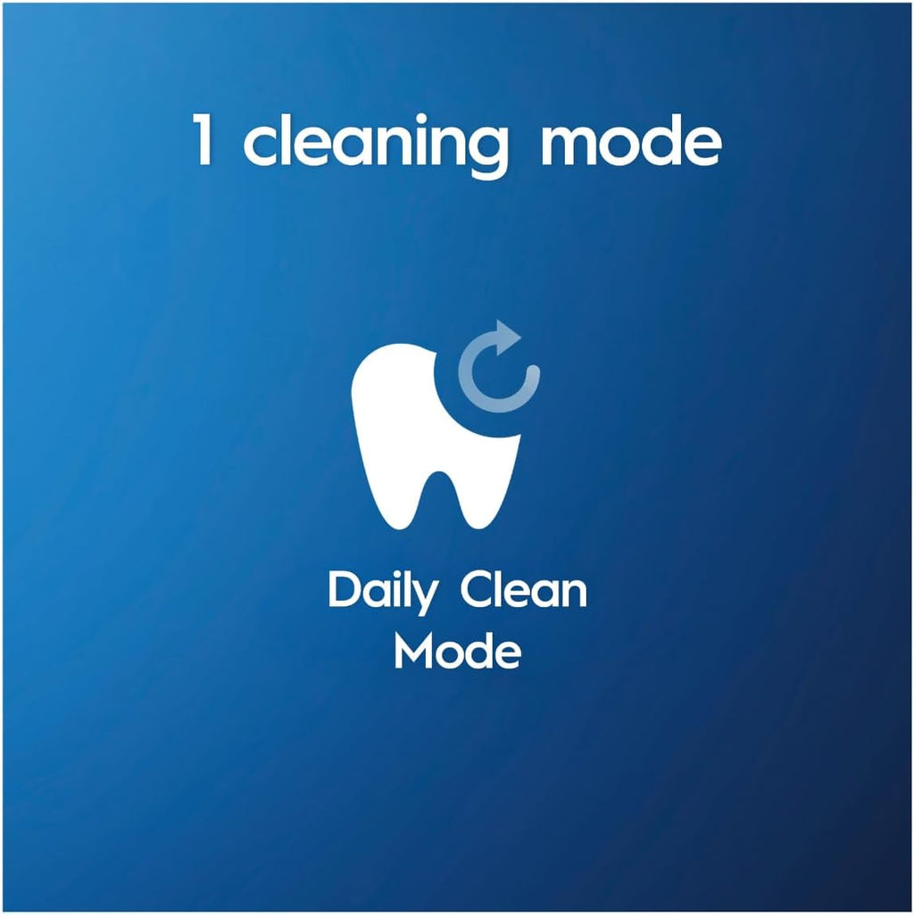 Oral B Electric Toothbrush Rechargeable Tooth Brush - Daily Clean Mode 2 Minute Timer - Deep Clean Rotating Brush Head
