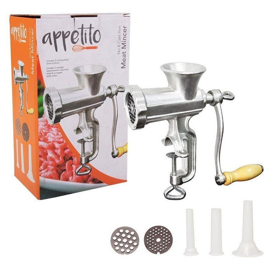 Meat Grinder Manual Chicken Steak Hand Grinding Machine and Sausage Maker Casing Filler Filling