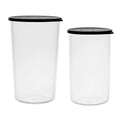 2x Bamix Food Jug Containers Beakers Leftover Spare Organiser Shatter-proof Heat-Resistant Dishwasher Safe