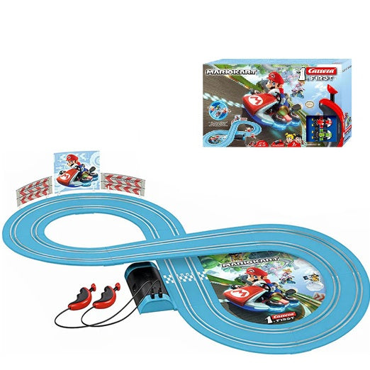 Yoshi-Mario Kart Racing Track Slot Cars, 2.4m Race Track Set, Preschool Childrens Remote Contrl Race-Track