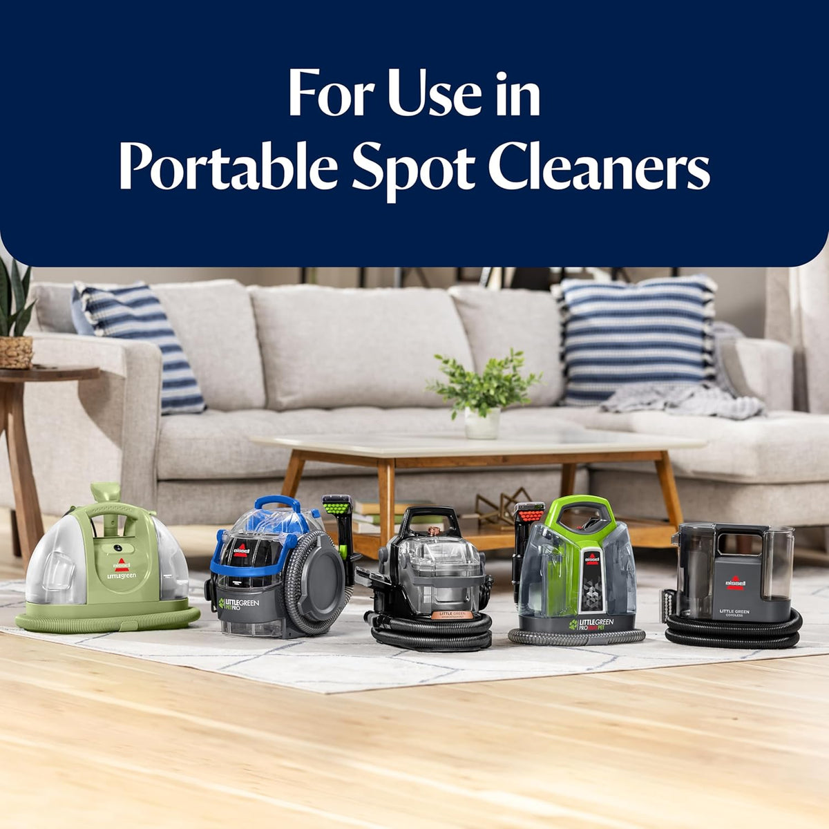 Bissell Spot & Stain Solution Formula Remover | For Spot Cleaning Machines | Carpet Rug Car Upholstery | Odour Eliminator