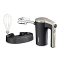Cordless Electric Hand Mixer Rechargeable USB Whisk Beater 50W, 3 Speed, Beat and Whisk in One